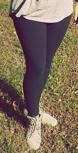 classic black leggings.